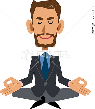 座禅のイラスト素材