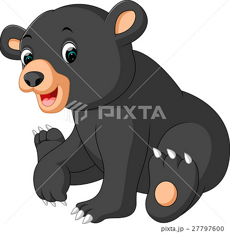 クマ 可愛い 面白いのイラスト素材