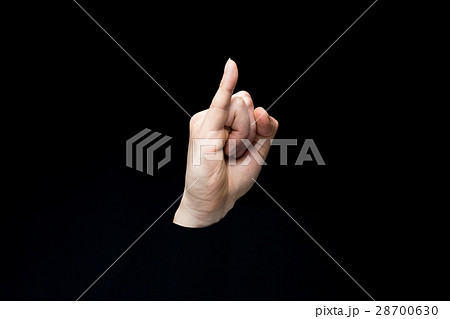 指きり 小指 約束 サインの写真素材