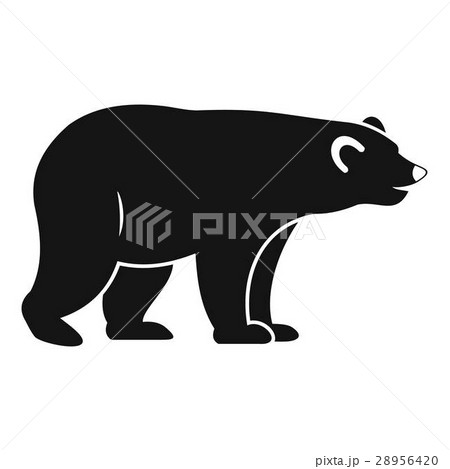 クマ 熊 くま シンプルのイラスト素材