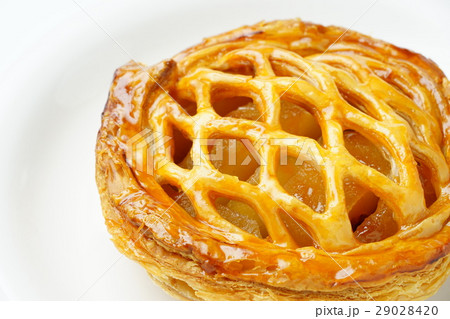 アップルパイ パイ 焼き菓子 ケーキの写真素材