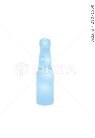 ラムネの瓶のイラスト素材