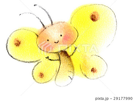 ラブリーかわいい 蝶々 イラスト 簡単 動物ゾーン