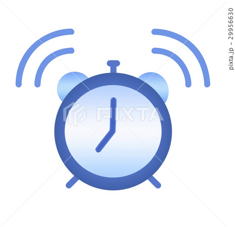 7時30分 時計の写真素材