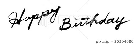 Birthday 英語 Happy メッセージカードのイラスト素材 Pixta