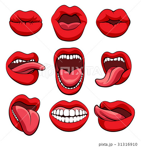 ラブリー舌 イラスト 素材 アニメ画像について