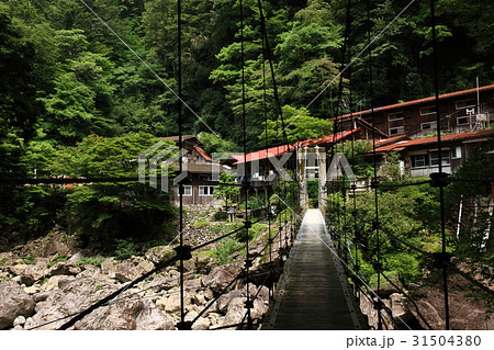 桃の木山の家の写真素材