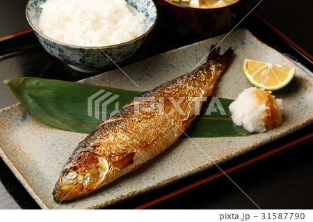 和食 鰊 魚料理 焼き魚の写真素材