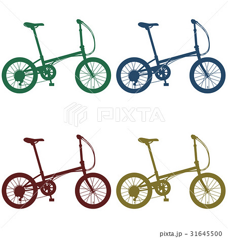 折り畳み自転車のイラスト素材 Pixta