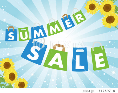 セール サマーセール ベクター ポップのイラスト素材