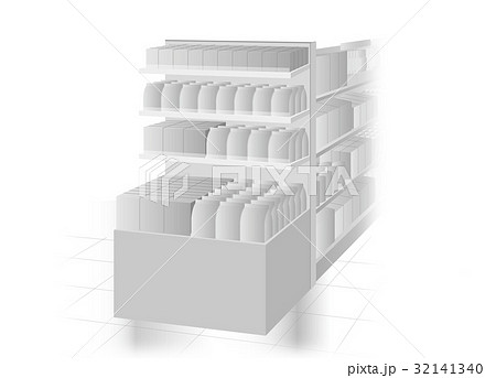 売場パースのイラスト素材