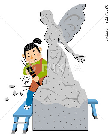 彫刻のイラスト素材 彫刻のイラスト素材