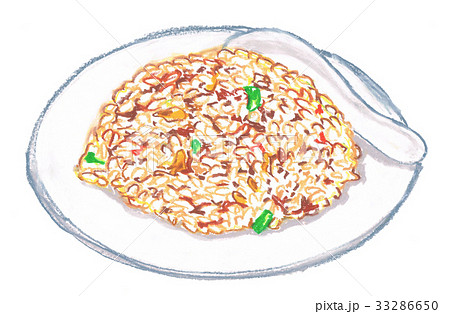 炒飯のイラスト素材