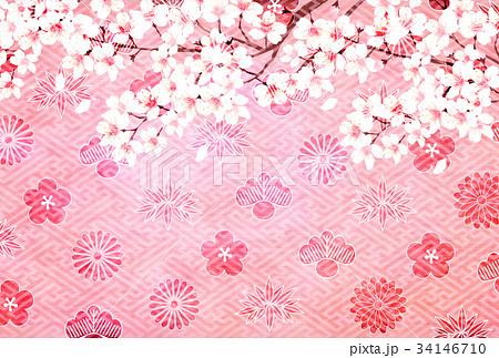 はがきテンプレート 背景の写真素材
