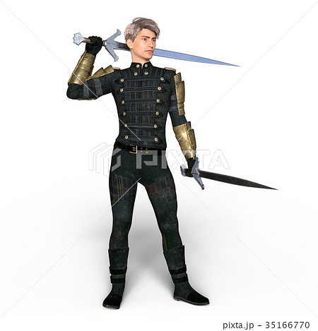 騎士 男性 衣装 ヨーロッパのイラスト素材