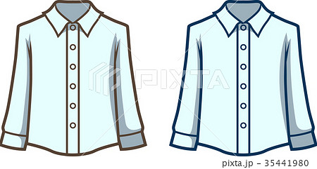 シャツ ブラウス 衣服 服のイラスト素材 Pixta