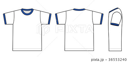 Short-sleeved baseball shirt / uniform template - Stock Illustration  [70016627] - PIXTA