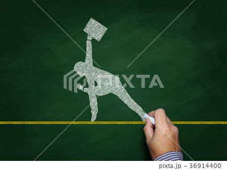 クラウチングスタートのイラスト素材