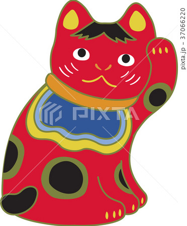 福猫のイラスト素材 - PIXTA
