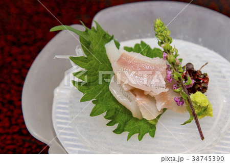 生魚片刺身香魚淡水魚日本料理照片素材