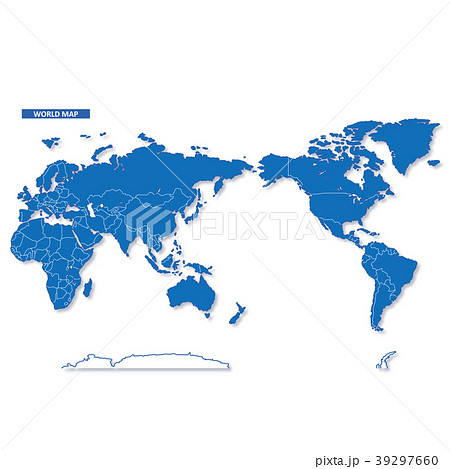 アフリカ地図のイラスト素材