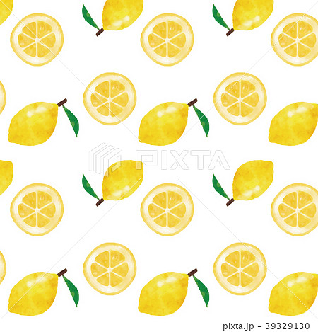 輪切りレモンのイラスト素材