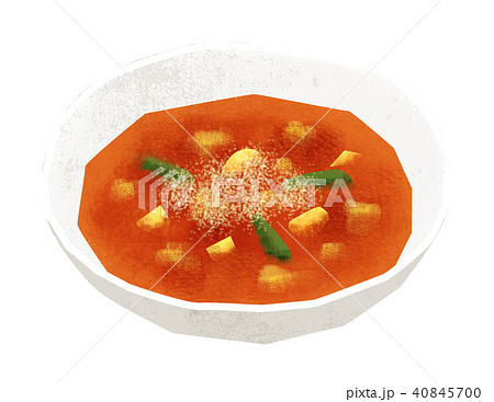 スープ 野菜 イラスト オシャレのイラスト素材