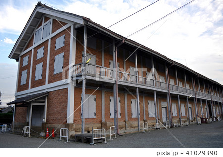 富岡製糸場 世界遺産 群馬県 器械製糸工場 世界文化遺産の写真素材