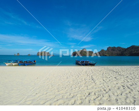 Tanjung Rhu Beach Langkawi マレーシア ランカウイ島 タンジュンルーの写真素材