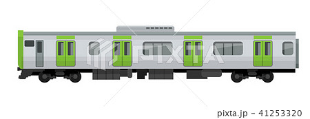 普通列車のイラスト素材
