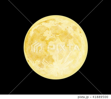 月 ｃｇ クレーター フルムーンのイラスト素材 Pixta