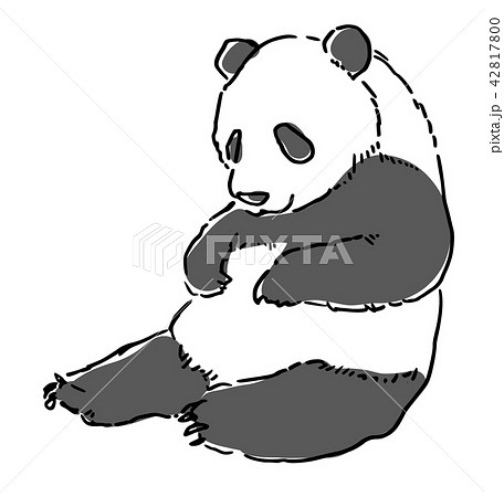 熊猫のイラスト素材 Pixta