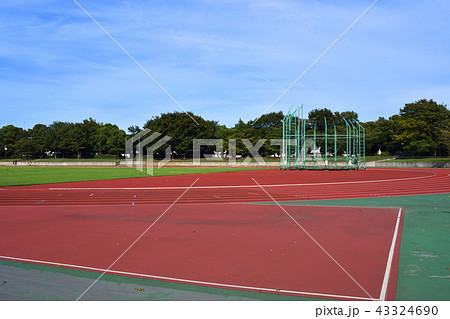 大井ふ頭中央海浜公園スポーツの森陸上競技場の写真素材 大井ふ頭中央海浜公園スポーツの森陸上競技場の写真素材