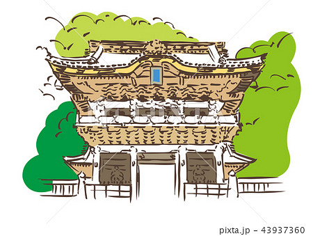 Nikko Tosho Gu Shrine Illustrations