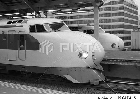 昔の新幹線の写真素材