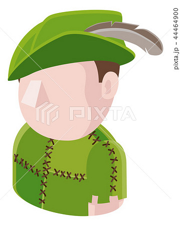 ロビンフッド 人物 ロビン フッド アートのイラスト素材