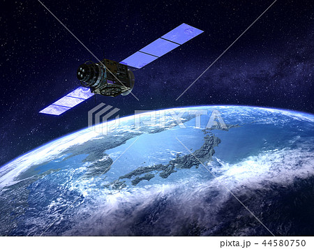 人工衛星のイラスト素材集 ピクスタ