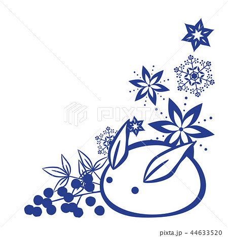 雪兎のイラスト素材 雪兎のイラスト素材