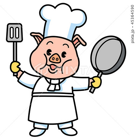 コックさんのイラスト素材