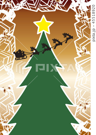 クリスマスカード クリスマス ホワイトボード 背景 飾りのイラスト素材