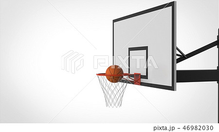 シュート バスケットボールのイラスト素材 Pixta