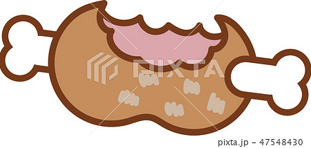 骨付き肉のイラスト素材 Pixta