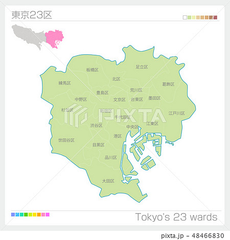 東京都制地図