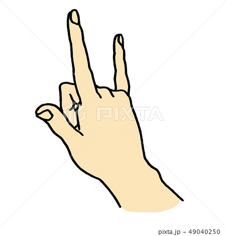 小指立てるのイラスト素材