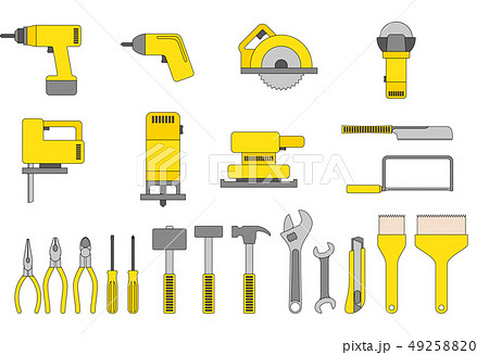大工道具のイラスト素材