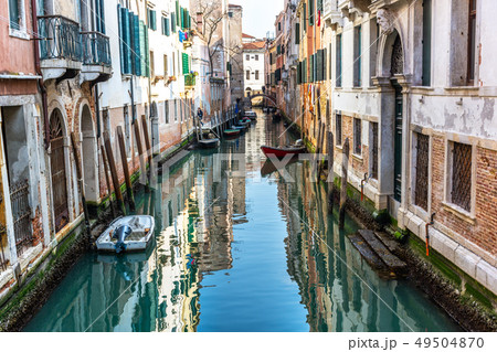 水路 運河 景色 風景の写真素材 - PIXTA