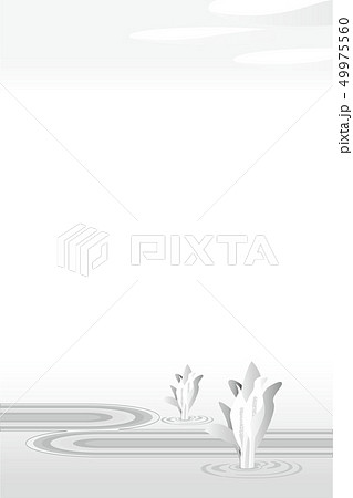 水芭蕉のイラスト素材