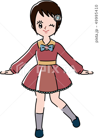 アイドルのイラスト素材