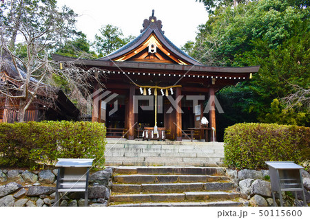 あすかにいます神社の写真素材