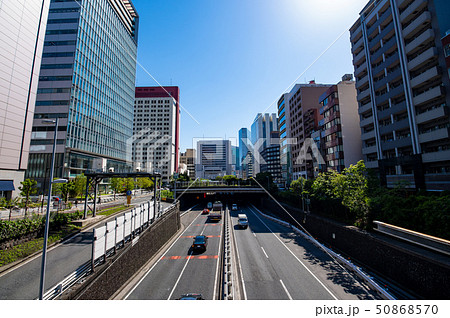 築地川銀座公園の写真素材